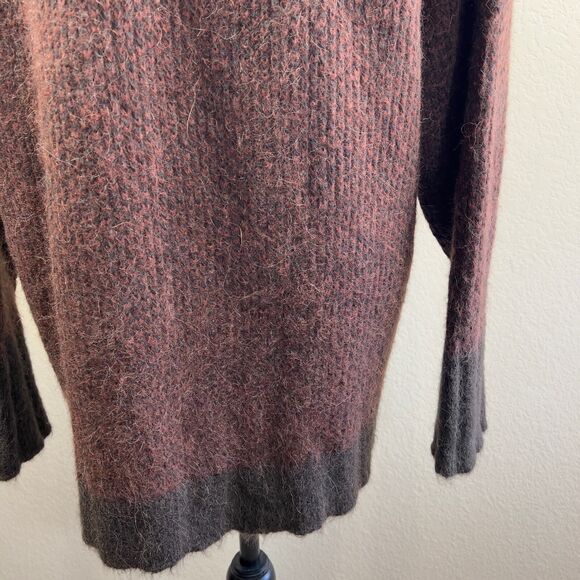 Banana Republic Chocolate brown Alpaca Yarn Sweater/ Italian Yarn Sweater size S - Picture 15 of 16